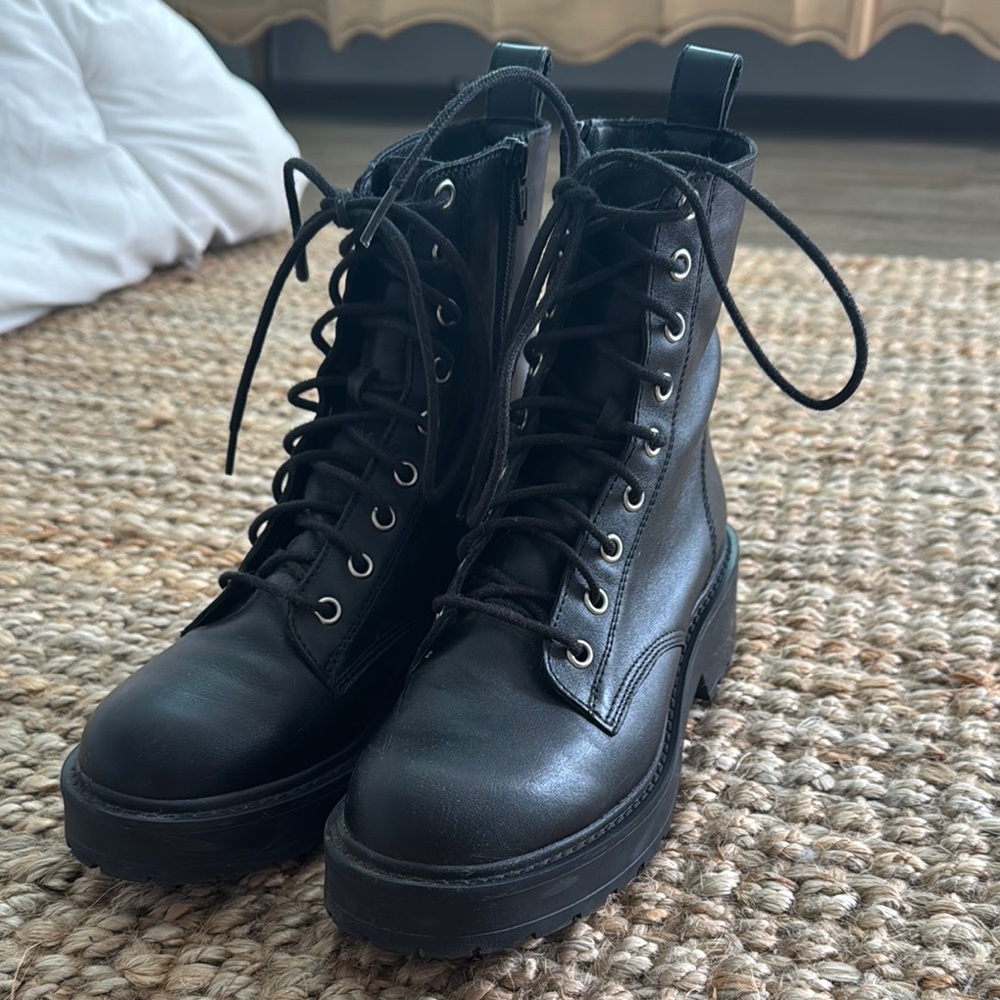 Steve Madden Tornado Combat Boots